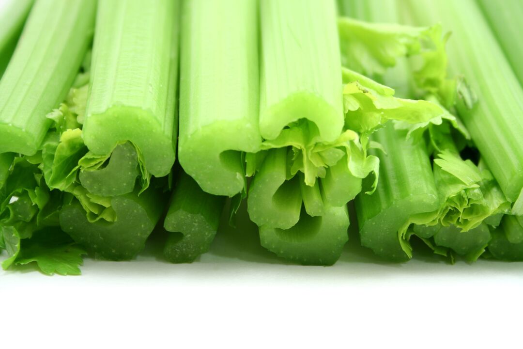 Celery for the treatment of thoracic osteochondrosis