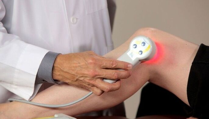 treatment of knee arthrosis with physiotherapy